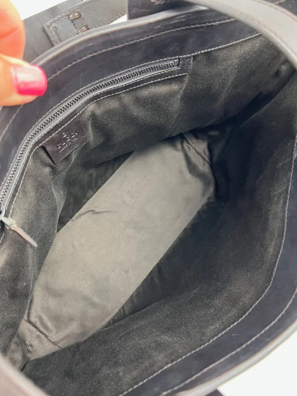 Gucci GG Canvas Dark Brown Tote